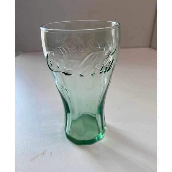 Libbey Coca-cola 6 oz green tumbler, glass - Picture 3 of 5